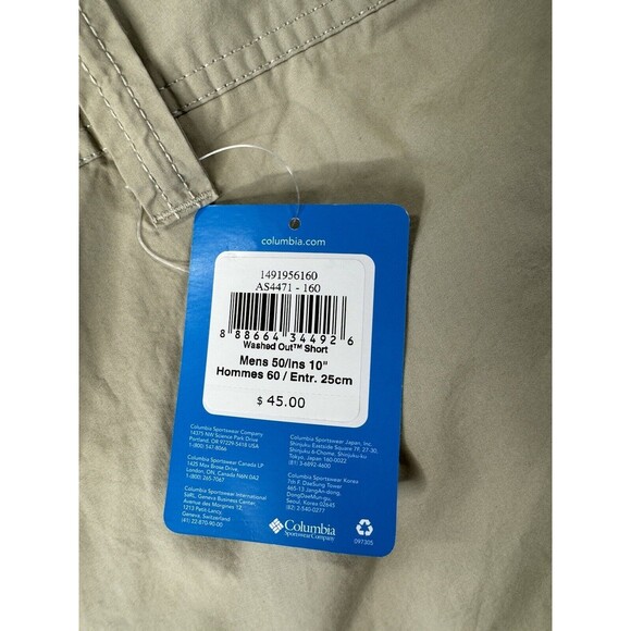 Columbia Men's Washed Out Shorts 10" Inseam , Size 50 - Picture 4 of 9